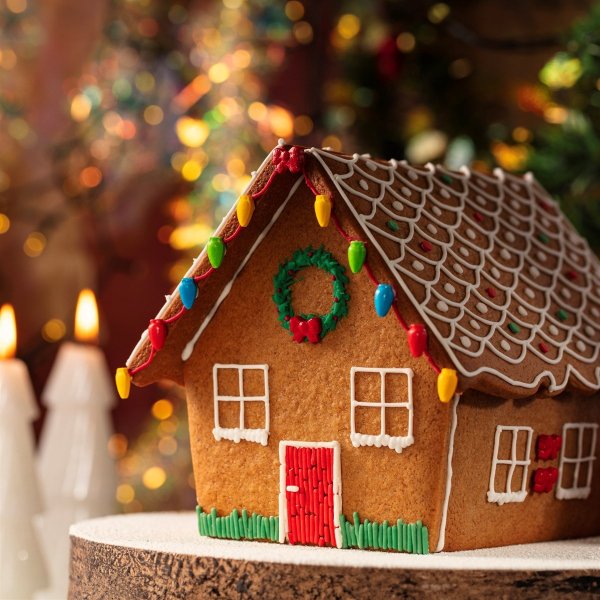 Dekorationsset till pepparkakshus - Strssel och kristyr - PME
