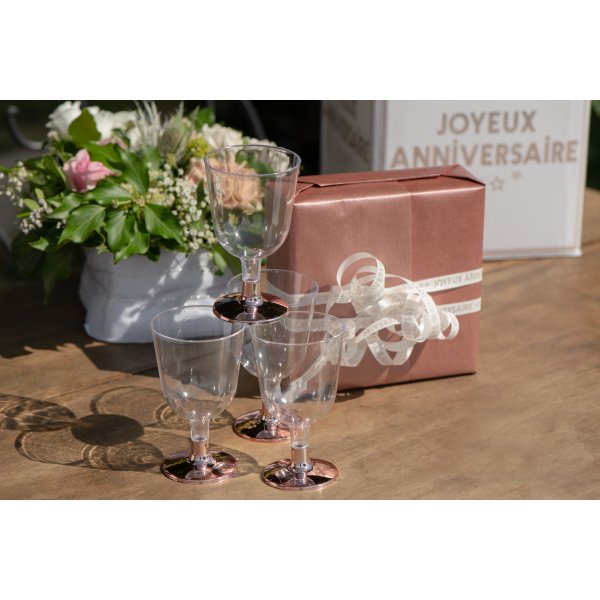 Glas - Vinglas Roséguld - 6-pack Glas - Vinglas Roséguld - 6-pack