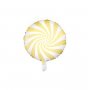 Folieballong Karamell 35 cm Gul