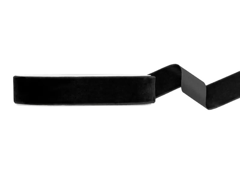 Velourband – 10 m – Svart – 25 mm – Band, Band & Snören till bröllop
