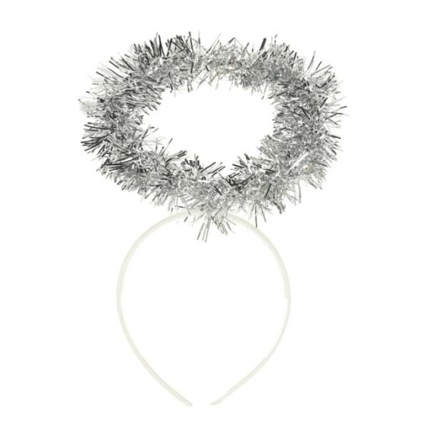 Änglakostym Barn M 110-120 cm Vit med Silverdetaljer - Maskeraddräkt Änglakostym Barn M 110-120 cm Vit med Silverdetaljer - Maskeraddräkt