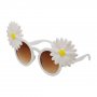 Solglas�gon - Blommor - Vit