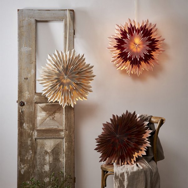 Julstjrna - ICE 50 cm - Beige