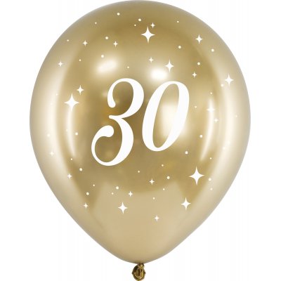 Ballonger - Milestone 30 - Guld - 6-pack