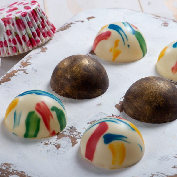 Chocolate Discs - Vit choklad 34% kakao - Decora - 250 g