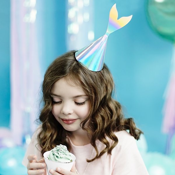 Partyhattar - Mermaid Party - 6-pack