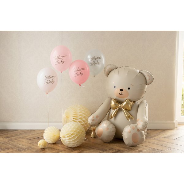 Ballonger Welcome Baby - Rosa mix - 30 cm