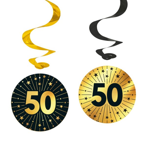 Swirls - 50 �r - Guld - 4-pack