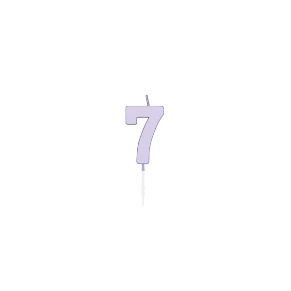 T�rtljus - Pastell Lila - 4,5 cm