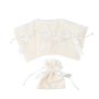 Dekorationsrosetter - Creme - 4-pack