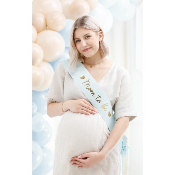 Sash - Mom to be - Tiffanybl/Guld