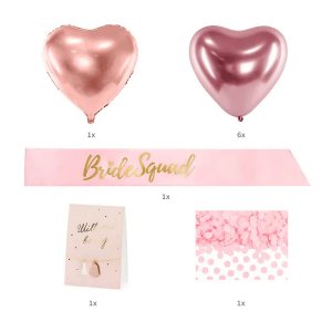 Partybox - Brudtrna - Rosa/Rosguld