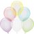 Ballonger enfrgade - Premium 30 cm - Crystal Pastel Mix - 10-pack