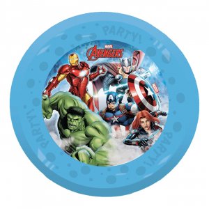 �teranv�ndbara tallrikar - Marvel Avangers - 21 cm - 4 pack