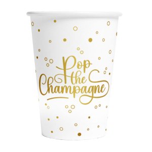 Pappmuggar - Pop the Champagne - 210 ml - 8-pack