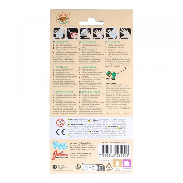 Tatueringar - Pippi L�ngstrump