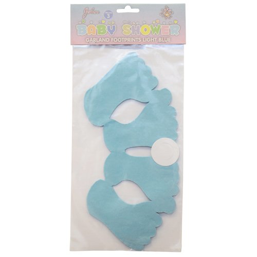 Girlang - Babyfötter - Ljusblå Girlang - Babyfötter - Ljusblå