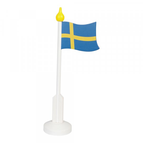Bordsflagga med svenska flaggan Bordsflagga med svenska flaggan