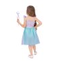 Maskeraddräkt - Prinsessa - Blå/Lila - Strl S Maskeraddräkt - Prinsessa - Blå/Lila - Strl S