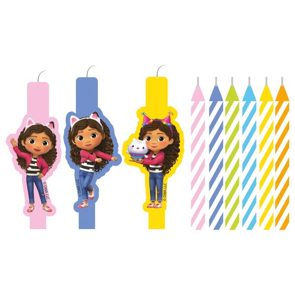 T�rtljus - Gabby\\\'s Dollhouse - Multicolor - 2-pack
