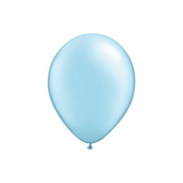 50 pack Ballonger Ljusbl� Metallic
