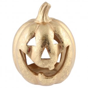 Ljuslykta - Pumpa - Guld