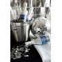 Konfettikanon - Champagneflaska 20,5 cm - Silver
