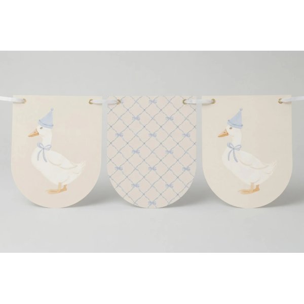 Vimpelgirlang - Birthday Duck - Lavenders Blue - 3,5 m