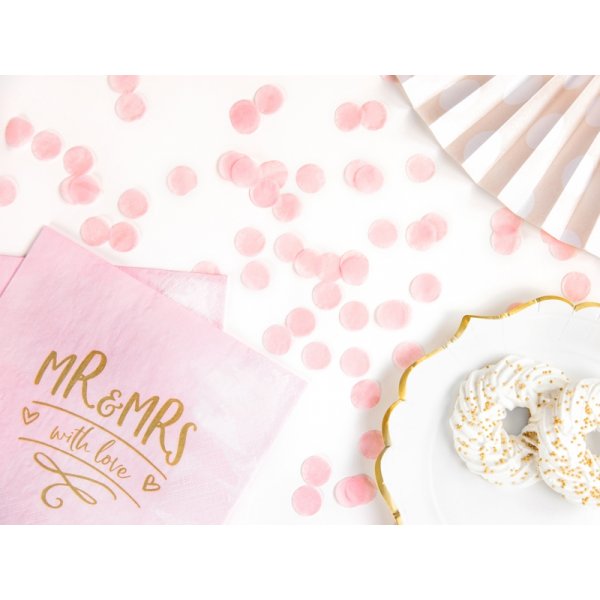 Papperskonfetti - Ljusrosa