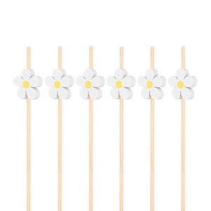 Snackspinnar/Drinkpinnar - Blomma- 12 cm - 25 st Snackspinnar/Drinkpinnar - Blomma- 12 cm - 25 st