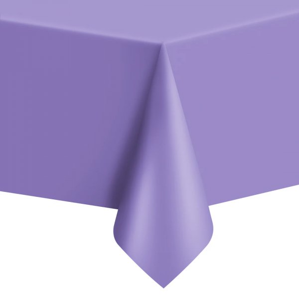 Bordsduk - Plast - Ljuslila - ca 1,4 x 2,7 m