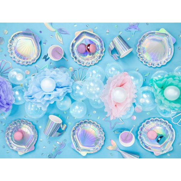 Papptallrikar - Snäcka - Mermaid Party - 6-pack Papptallrikar - Snäcka - Mermaid Party - 6-pack