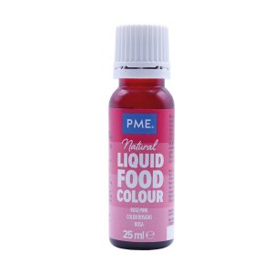 100% naturlig flytande livsmedelsfrg - Rose - PME - 25 ml COPY