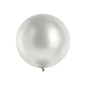 Ballong - Glossy - Silver - 100 cm