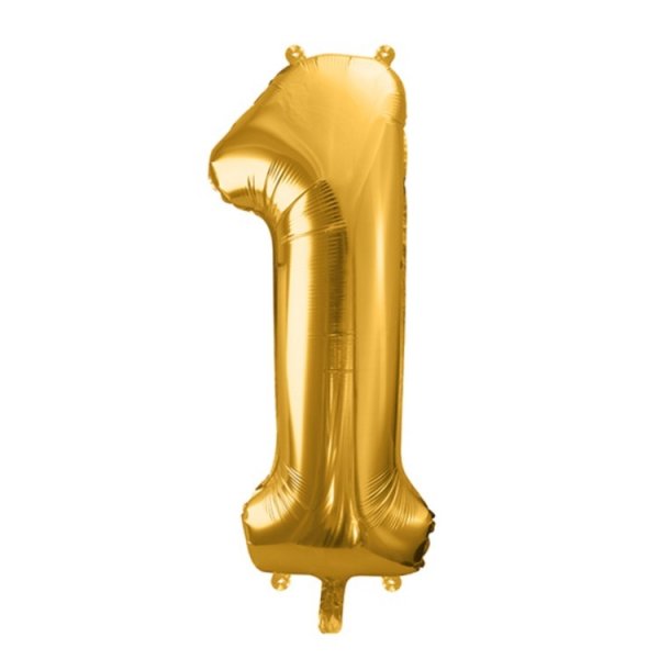 Sifferballonger Guld, 86 cm - nr 4