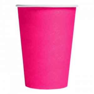 Pappmuggar - Hot Pink - 8-pack