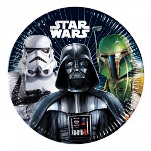 Papptallrikar - Star wars - 20 cm - 8-pack
