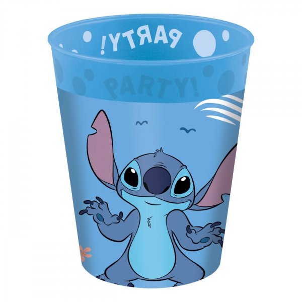 Plastmuggar �teranv�ndbara Stitch & Angel 4-pack