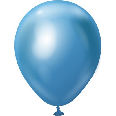 Miniballonger enfrgade - Premium 13 cm - Blue Chrome