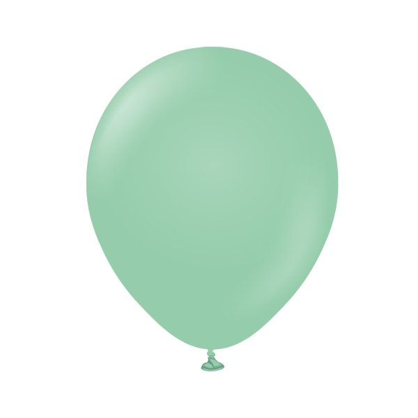 Ballonger enf�rgade - Premium 45 cm - Mint Green - 5-pack