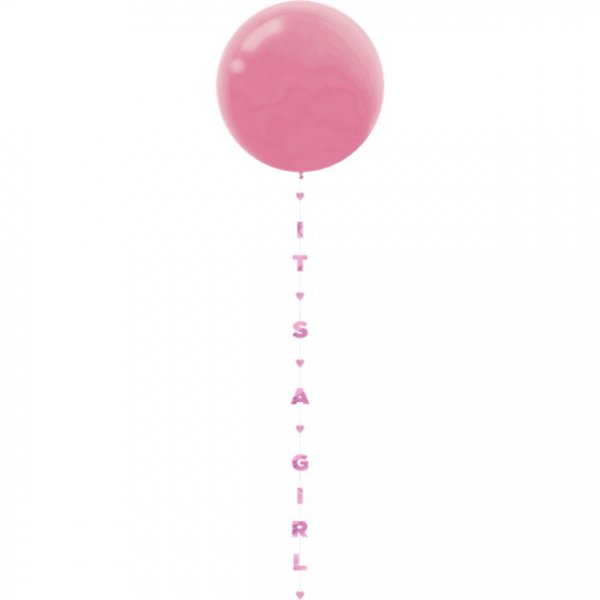 Ballongdekoration - It\\\'s a girl