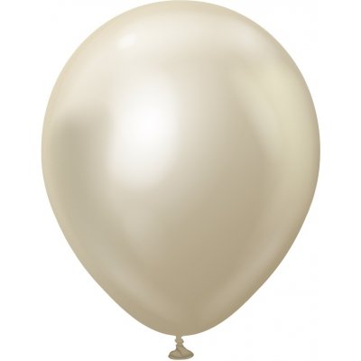 Ballonger enfrgade - Premium 30 cm - White Gold Chrome