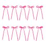 Cake Picks/Cake topper - Rosetter - Hot Pink - 10-pack