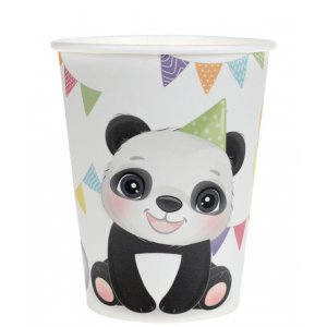 Pappmuggar - Pastel Panda - 10-pack