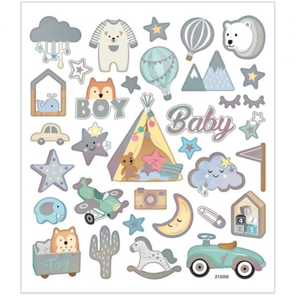 Stickers - 15x16,5cm - Baby Boy Stickers - 15x16,5cm - Baby Boy