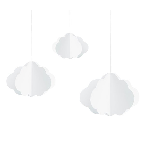 Hängande dekorationer - Moln - 3-pack Hängande dekorationer - Moln - 3-pack