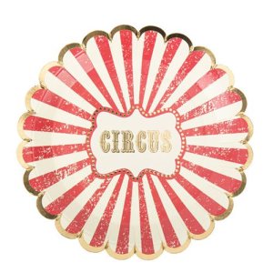 Papptallrikar - Cirkus - 8-pack Papptallrikar - Cirkus - 8-pack