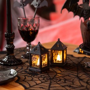 Liten ljuslykta - LED - Halloween - 12 cm Liten ljuslykta - LED - Halloween - 12 cm