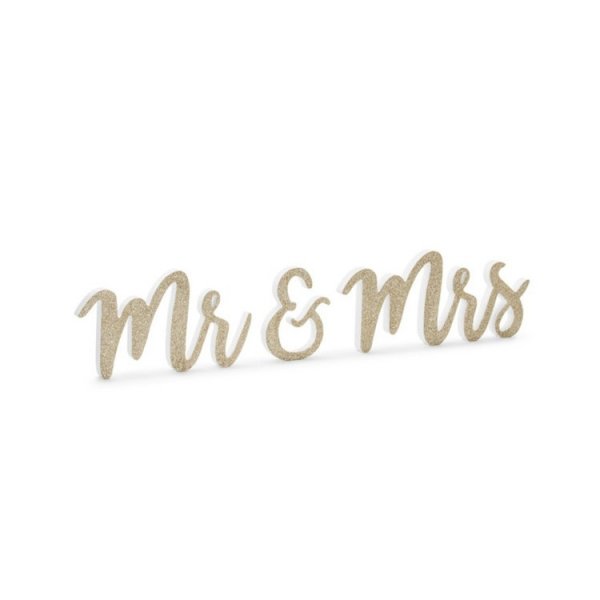 Bordsskylt Mr och Mrs
