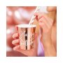 Pappersmuggar Ros�guld Happy Birthday